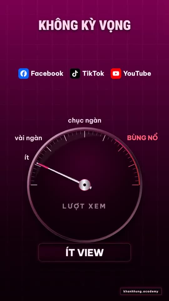Khung hình video ngắn thật trên kênh Khánh Hùng Academy