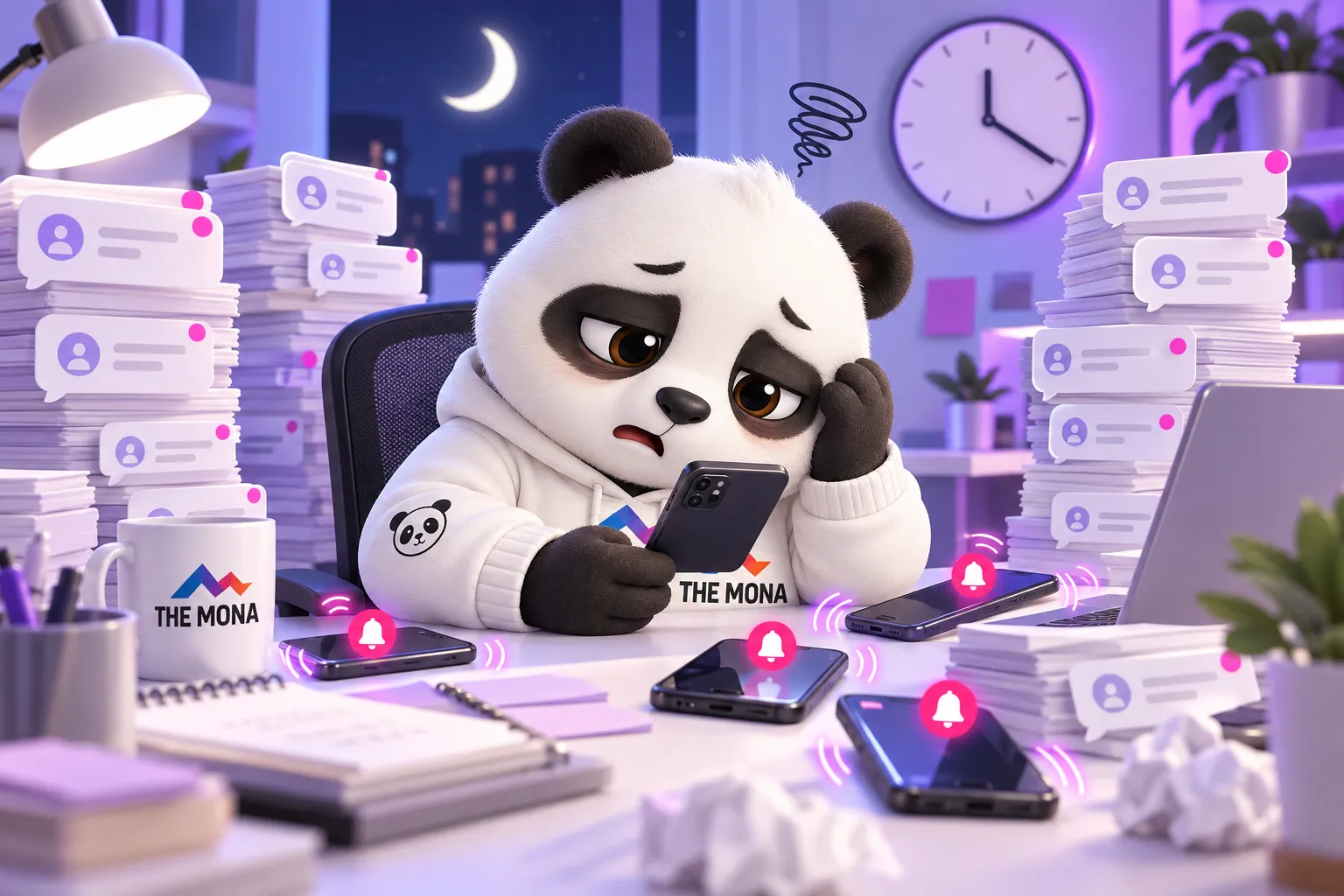 Bán khóa học online bằng tay, trực tin nhắn tới khuya rất mệt