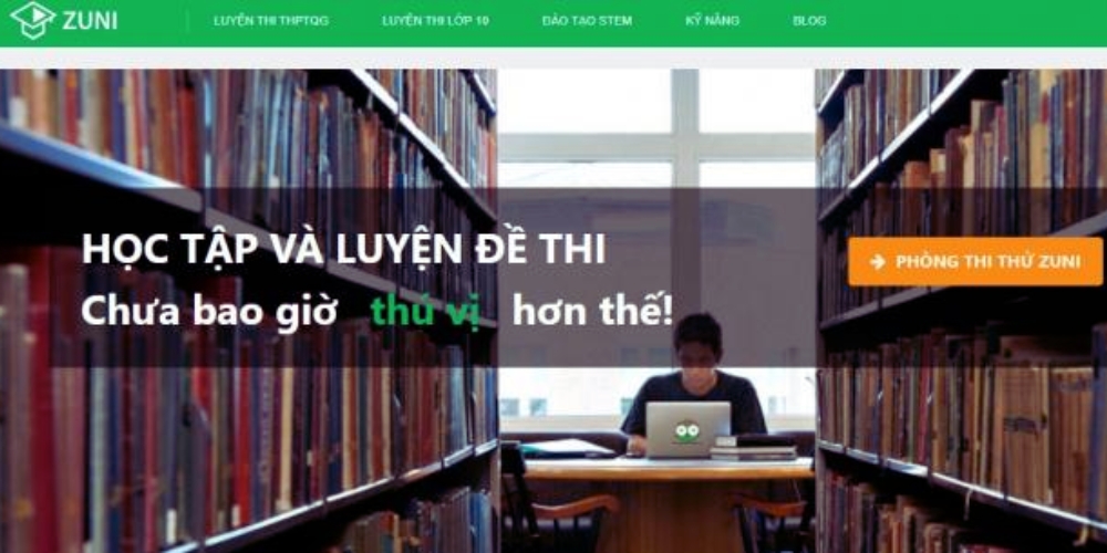 Website học online Zuni