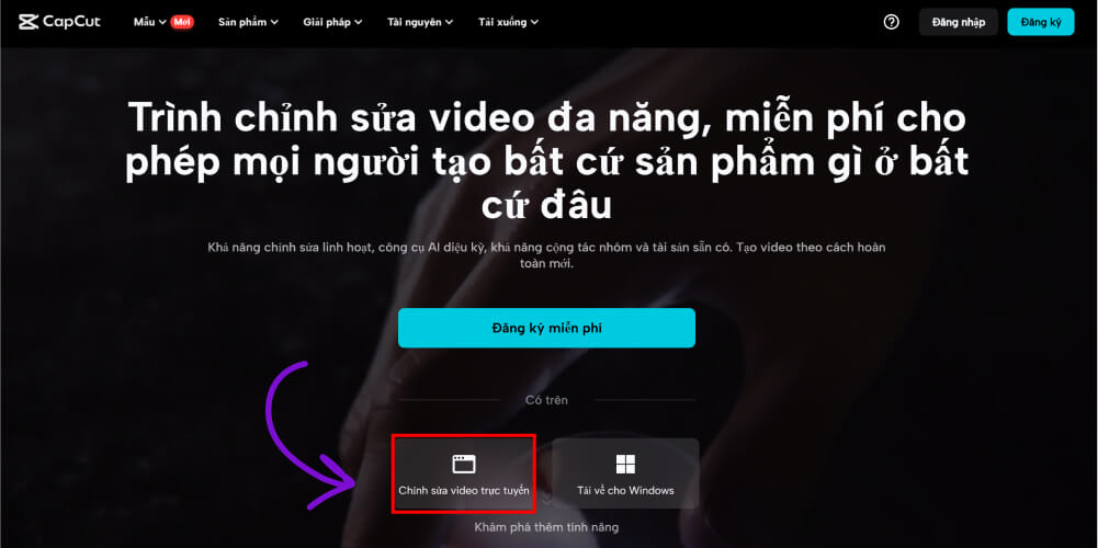 Hướng dẫn cách edit video capcut PC trực tuyến