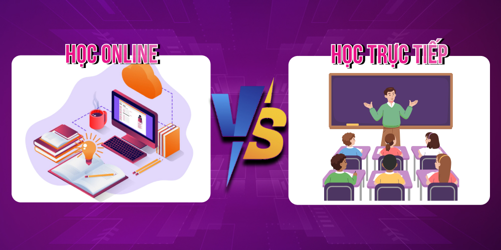 Lợi ích học online so với học trực tiếp