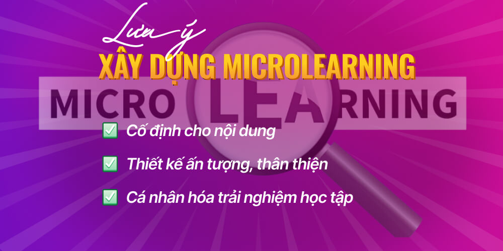 Một số kinh nghiệm xây dựng Microlearning hiệu quả