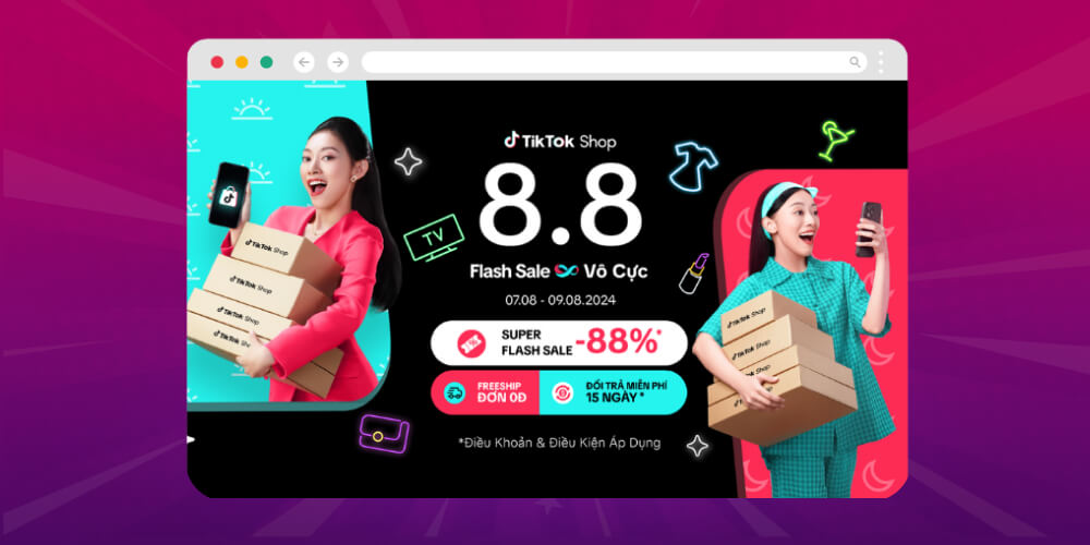 Chương trình flash sale của TikTok