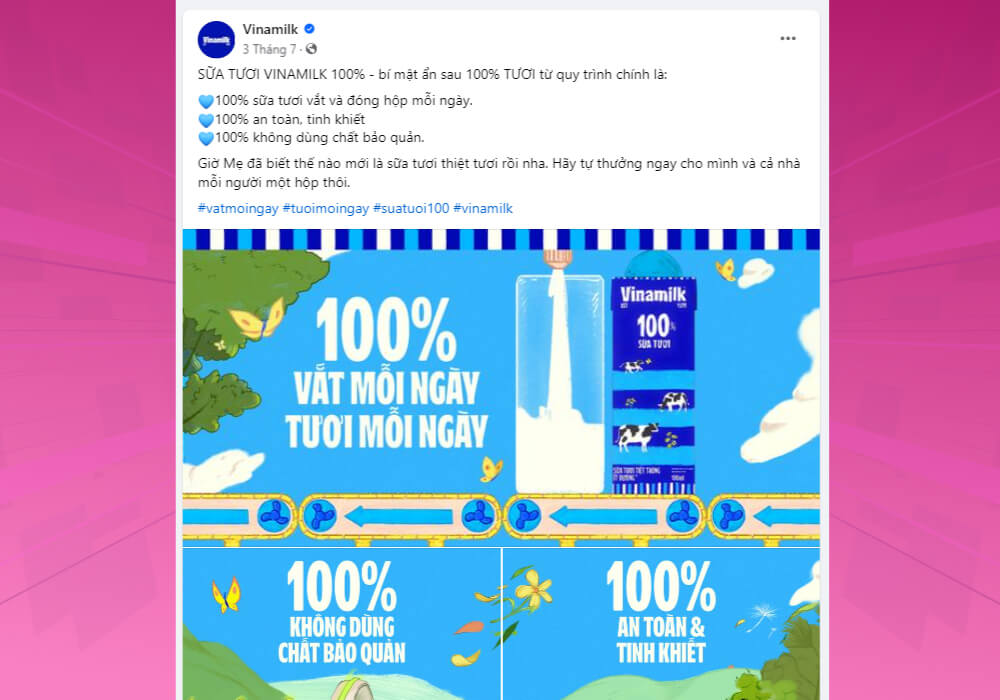 Mẫu viết content Facebook Ads giới thiệu sản phẩm