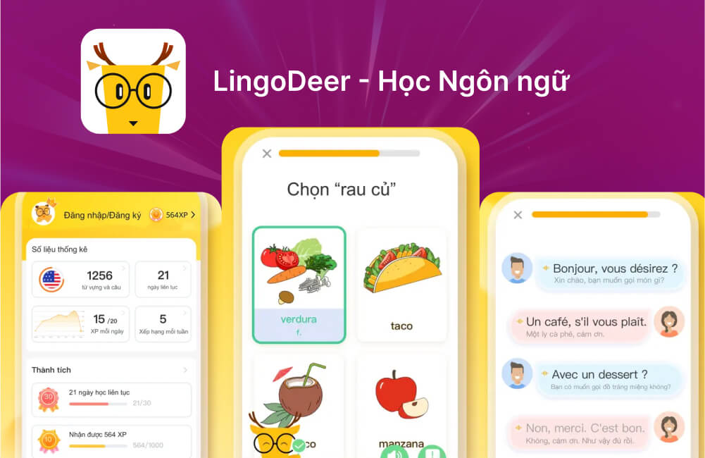 App học tập Lingodeer