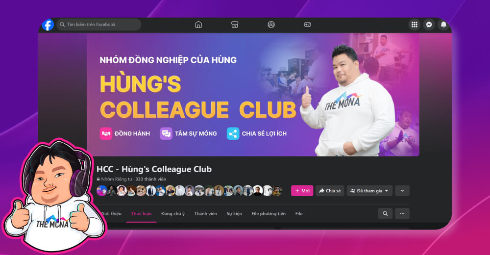 Cộng đồng những đồng nghiệp pro khóa học Khánh Hùng Academy