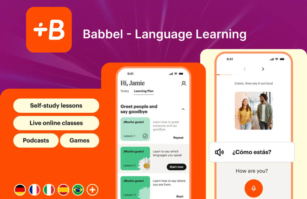 Học ngoại ngữ cùng ứng dụng Babbel