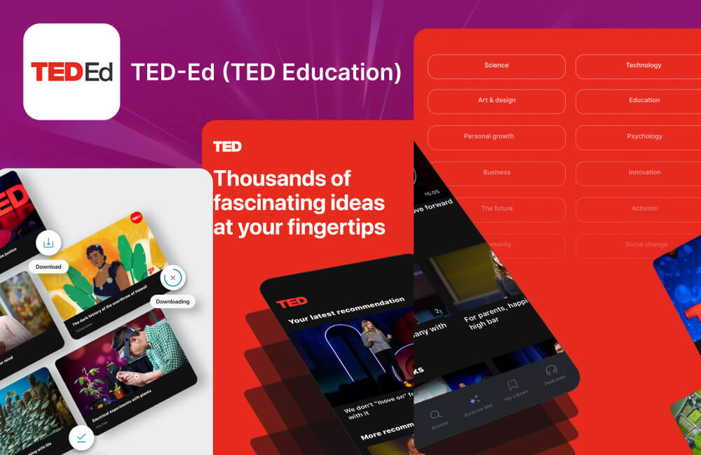 Ứng dụng TED-ed