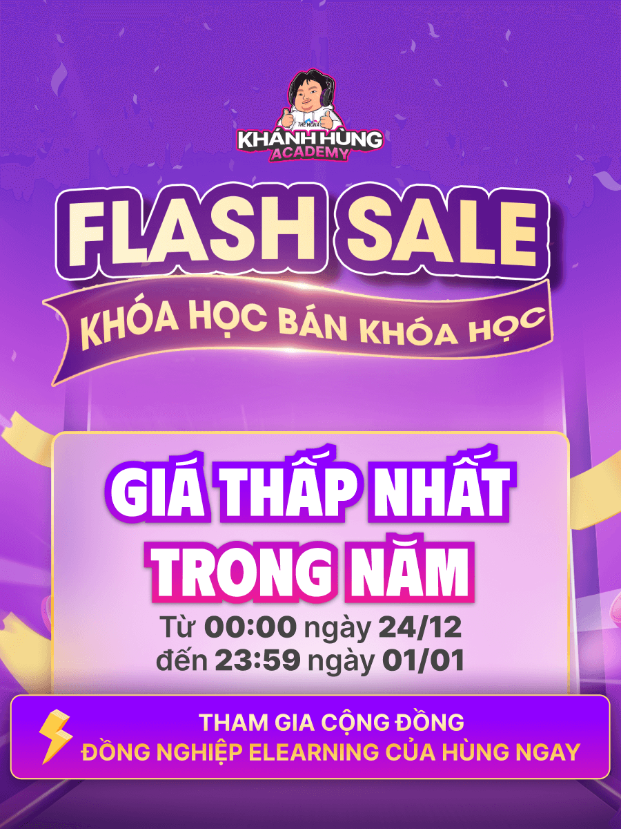 Sale khóa học bán khóa học