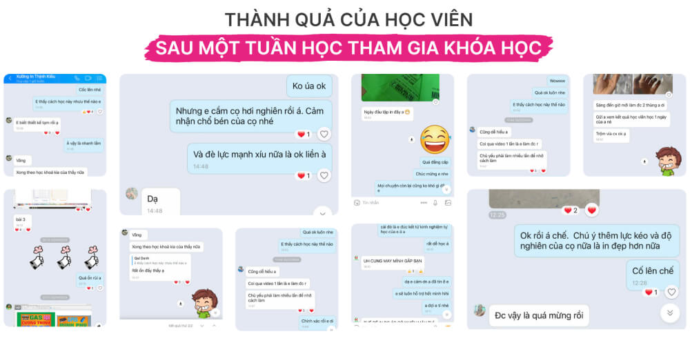 Cảm nhận học viên khi học nghề in thực chiến Danh Quí Academy