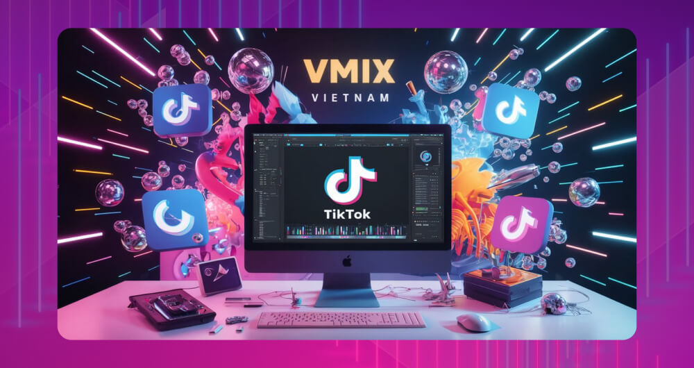 Khóa học xây kênh TikTok cùng AI tại vMix