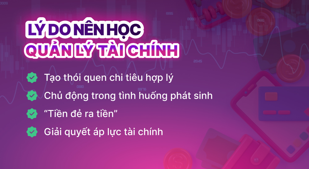 Lý do nên học quản lý tài chính cá nhân