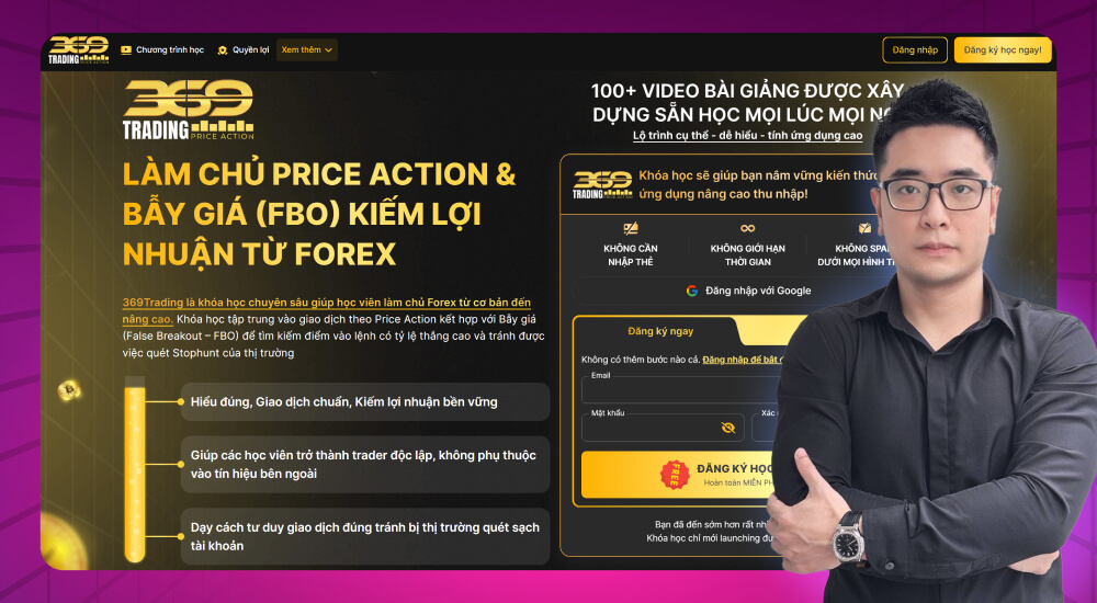 Khóa học làm chủ Forex 369 Trading Academy