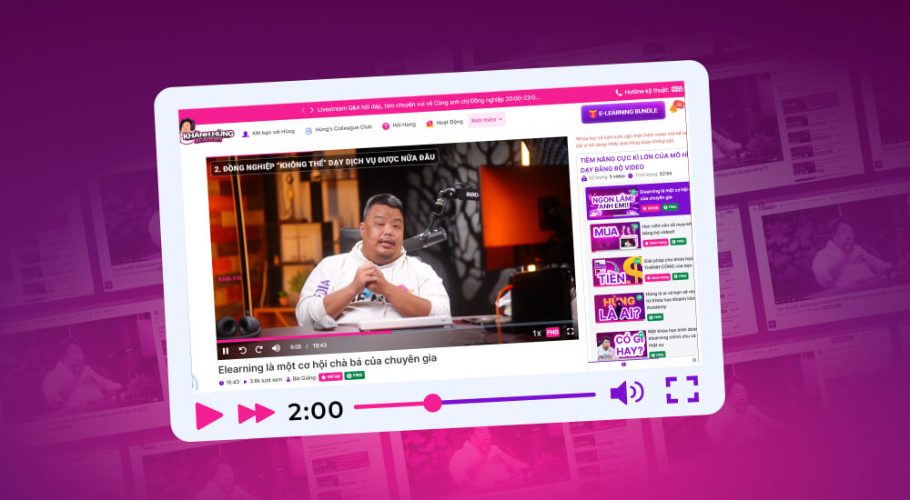 Giảng dạy theo video bài giảng