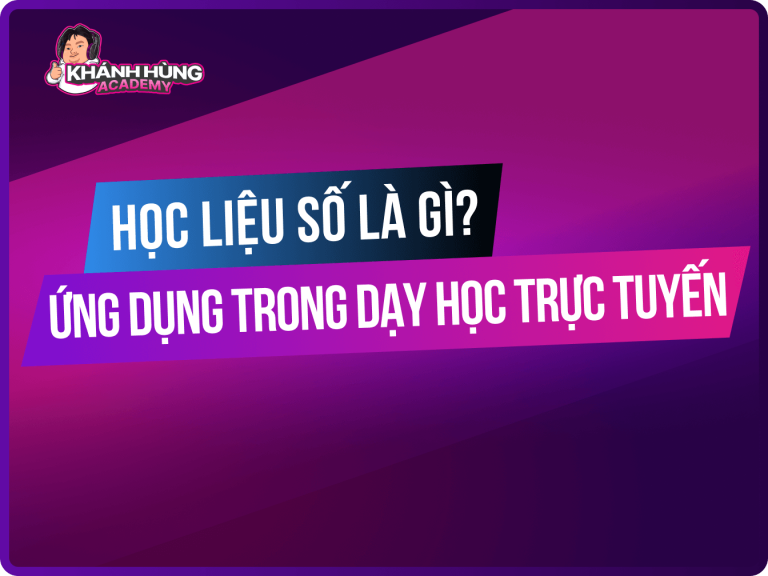 Học liệu số là gì? Ứng dụng học liệu số trong dạy học trực tuyến