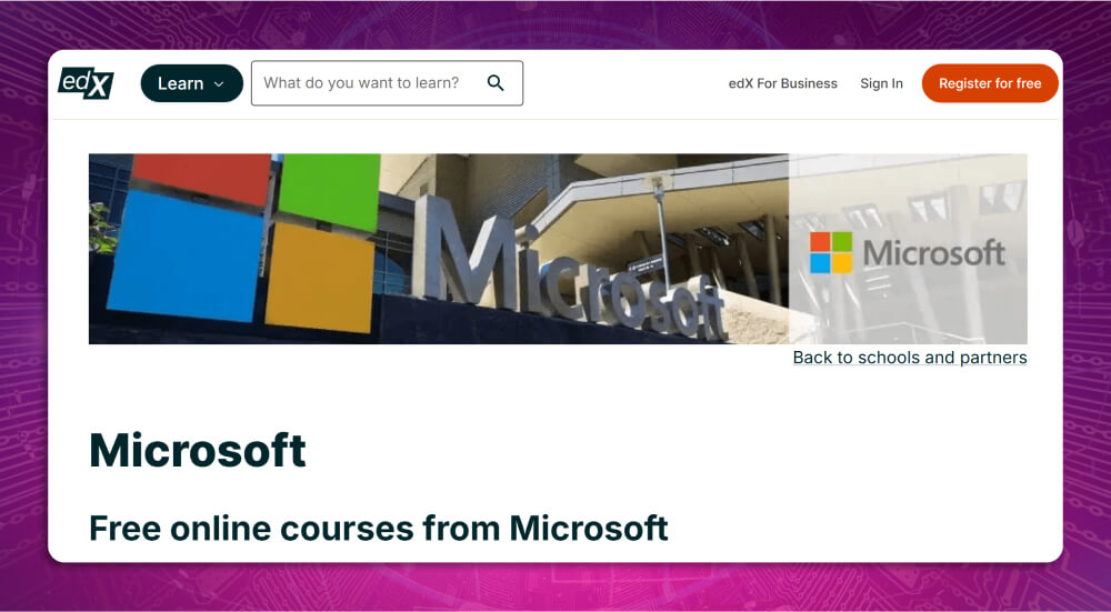 Khóa học trí tuệ nhân tạo miễn phí của Microsoft Edx