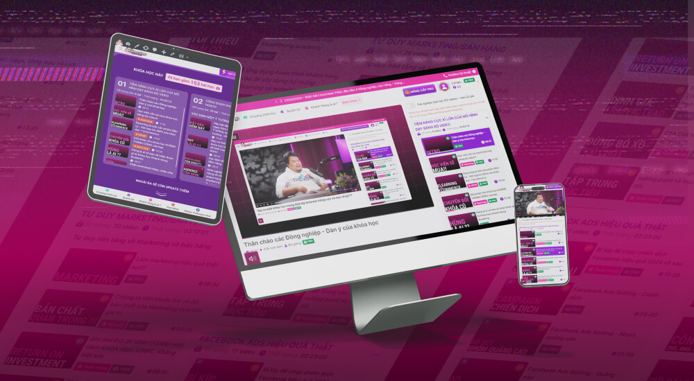 Cách thức kiếm tiền từ website qua khóa học