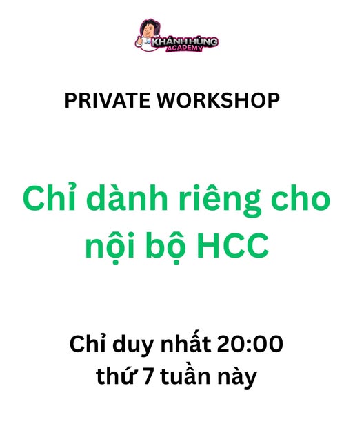 Tối thứ 7 tuần này team KHA và Hùng sẽ chia sẻ tất tần tật hành trình làm khóa học.