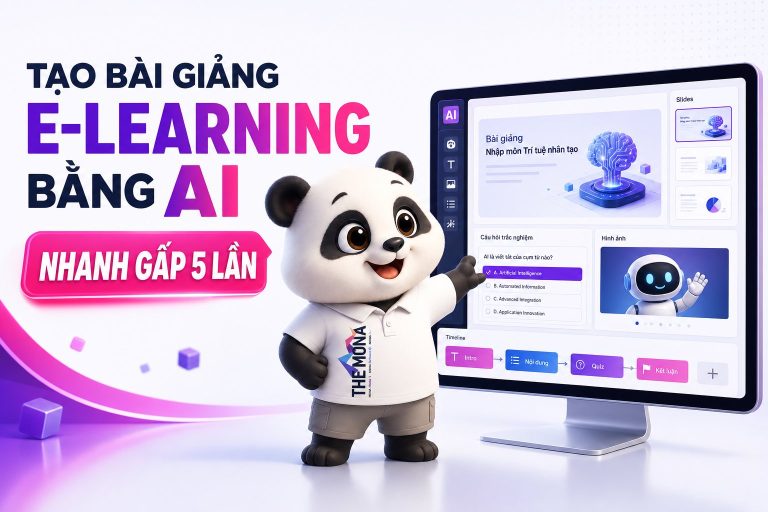 Hướng dẫn tạo bài giảng Elearning bằng AI đơn giản nhất
