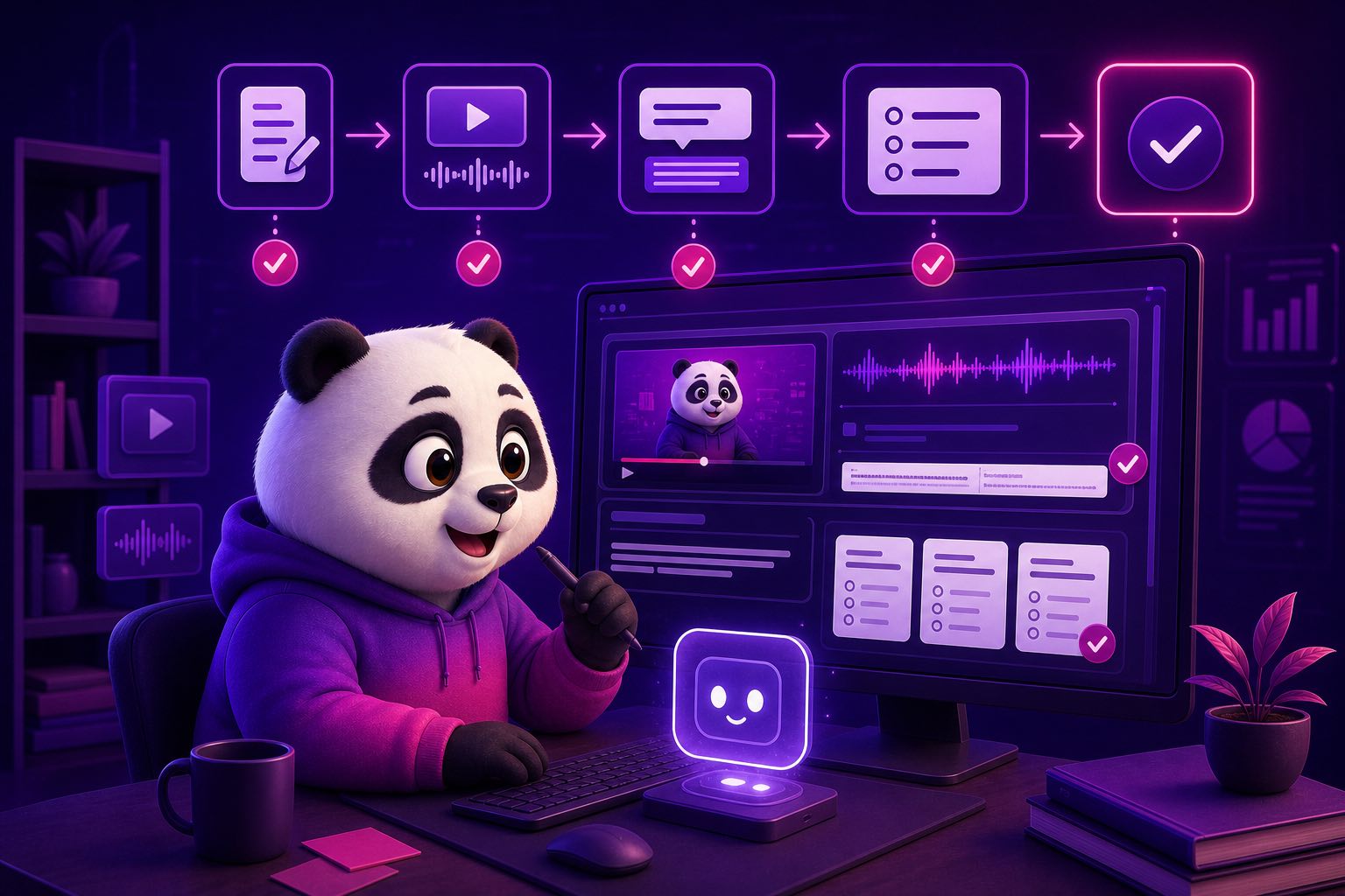 AI hỗ trợ sản xuất khóa học cho thị trường e-learning