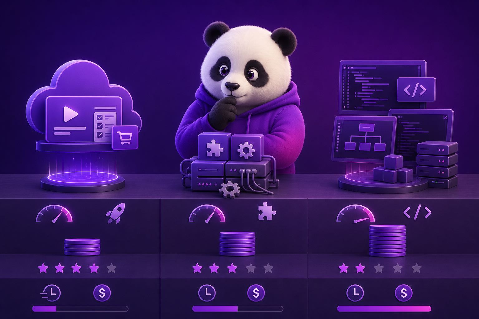 So sánh SaaS tự dựng và code riêng nền tảng khóa học