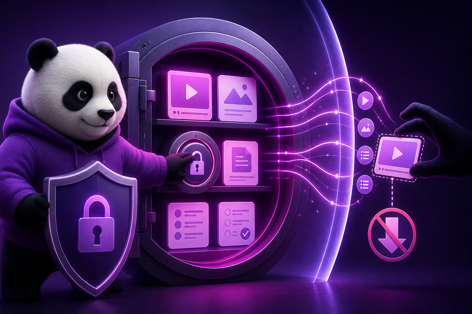 Bảo vệ kho bài giảng khỏi leak và tải video lậu