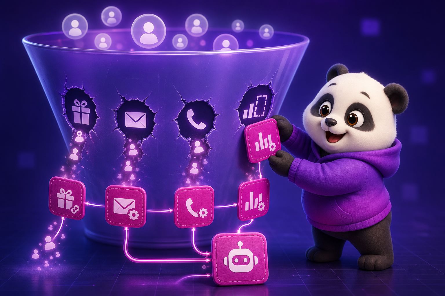 Gấu KHA sửa bốn lỗi làm phễu bán hàng bị thủng