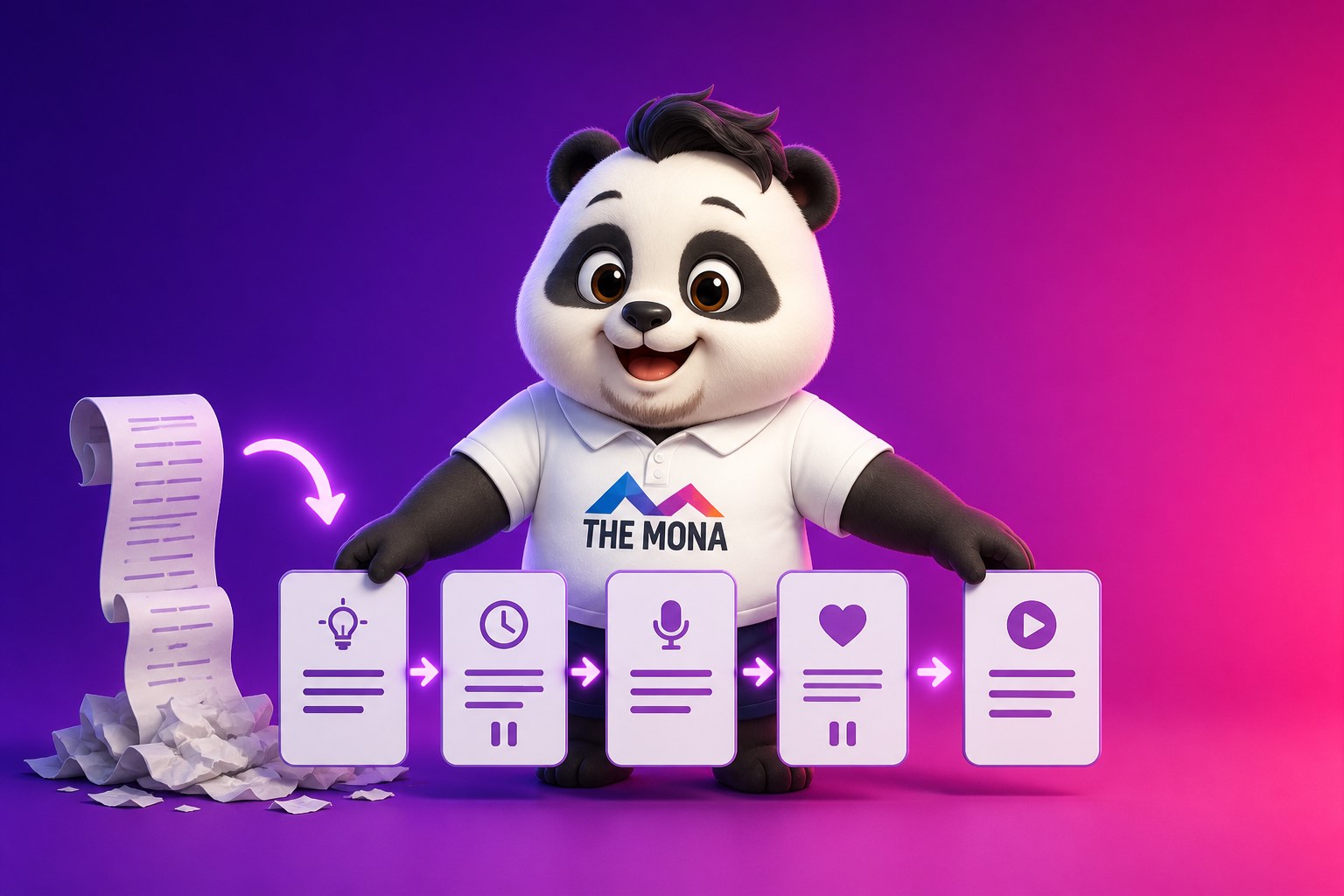 Chia kịch bản quay phim dài thành các cue card ngắn