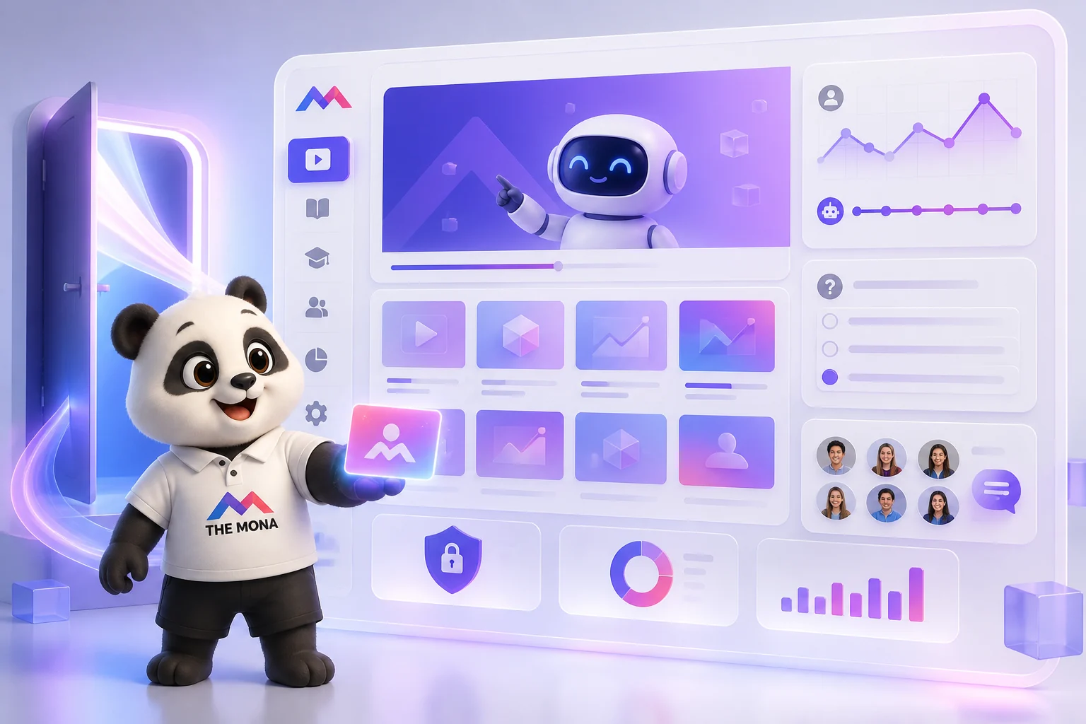Gấu KHA giới thiệu nền tảng e-learning có bài học tiến độ và hỗ trợ