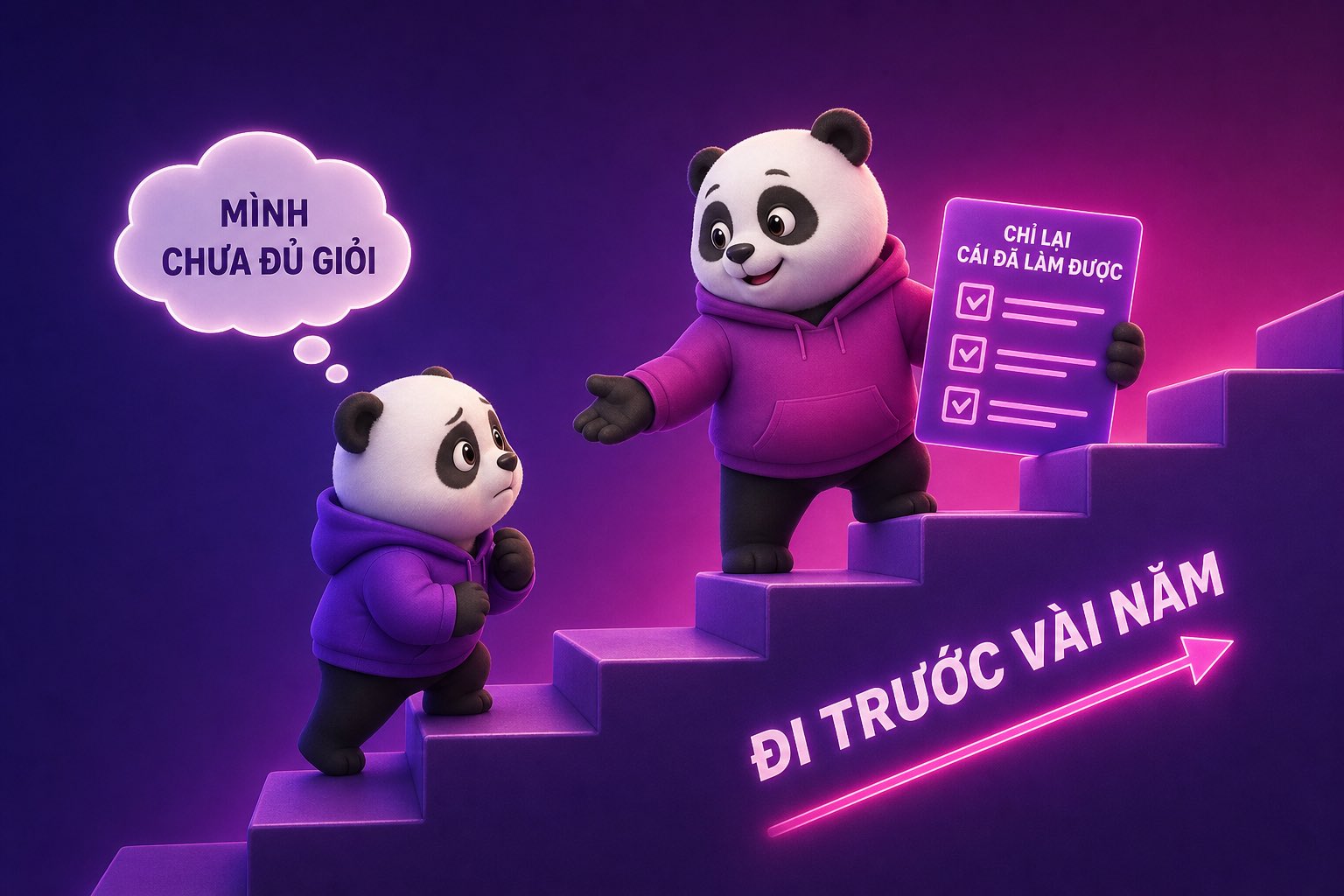 Người đi trước vài năm chỉ lại điều đã làm được