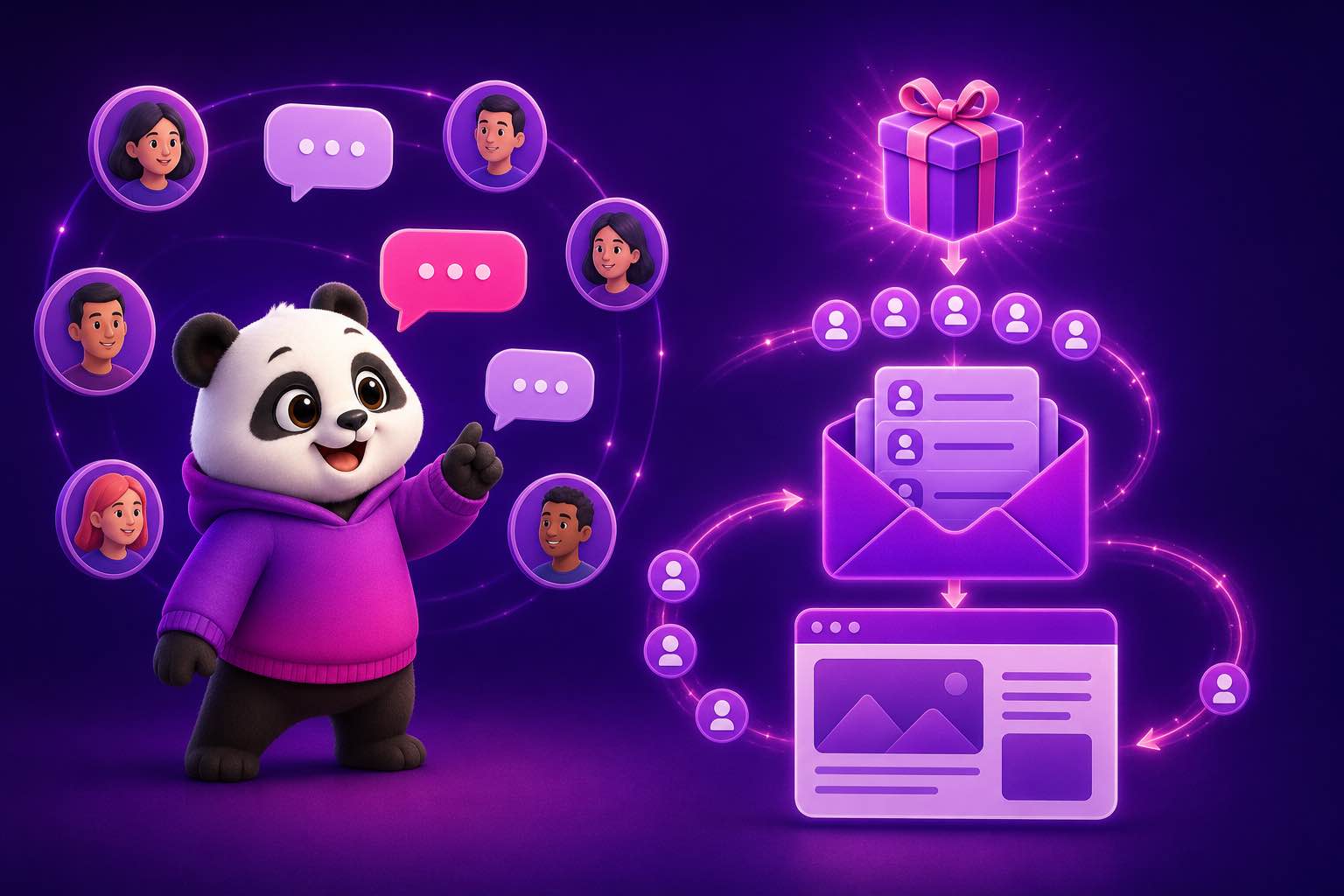Cộng đồng và email kéo người quan tâm quay lại