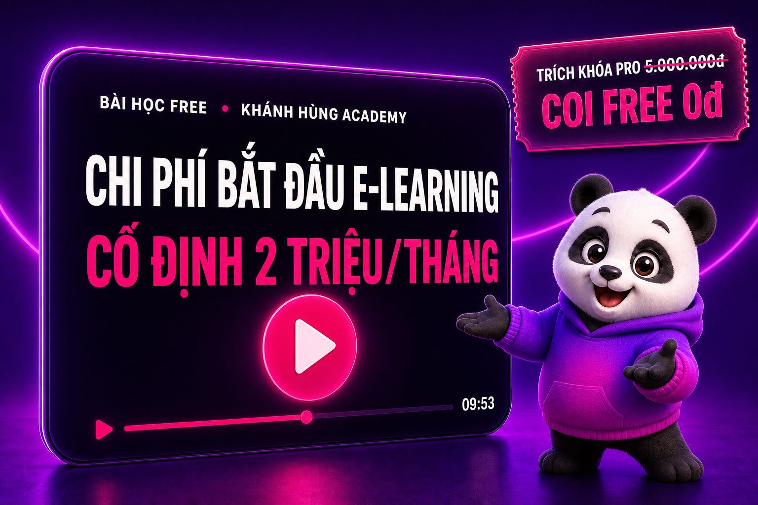 Bài học free về chi phí bắt đầu với E-learning