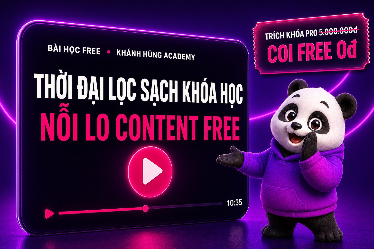 Video free đừng chờ đến lúc bỏ lỡ cơ hội làm elearning