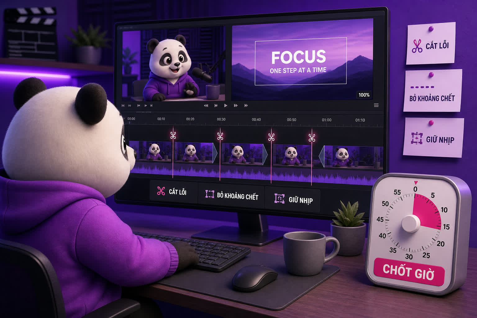 Định mức giờ biên tập video bằng cách cắt lỗi và giữ nhịp