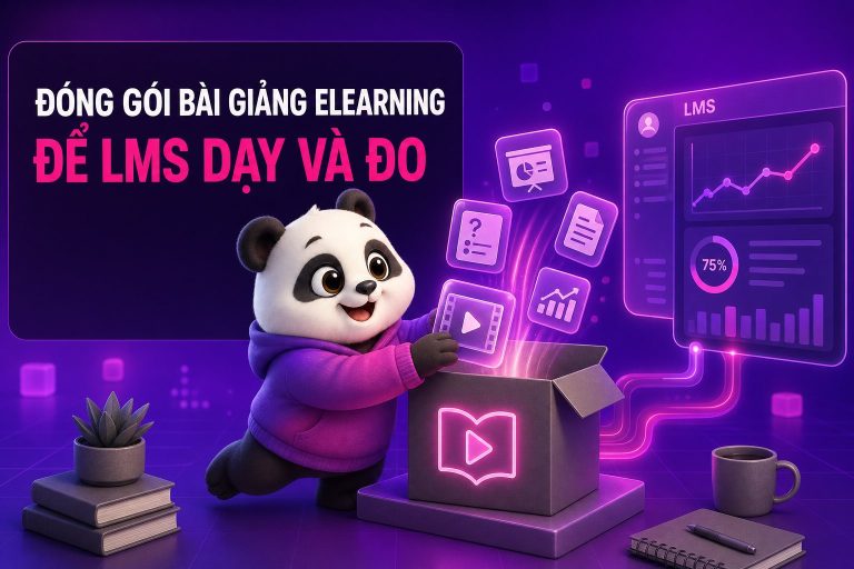 Đóng gói bài giảng Elearning: 4 định dạng để LMS đo đúng