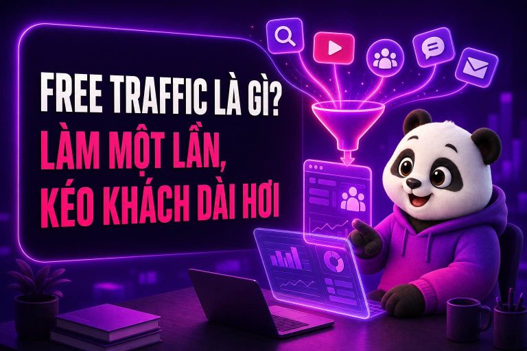 Free traffic là gì? 5 nguồn bền vững để bán khóa học online
