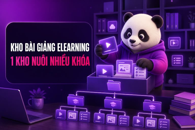 Kho bài giảng Elearning: Cách xây kho dùng nhiều năm
