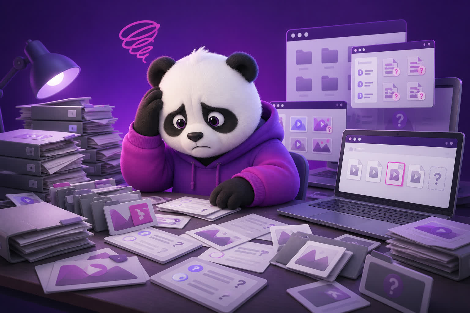 File video slide và quiz rải rác làm chậm quản lý bài giảng