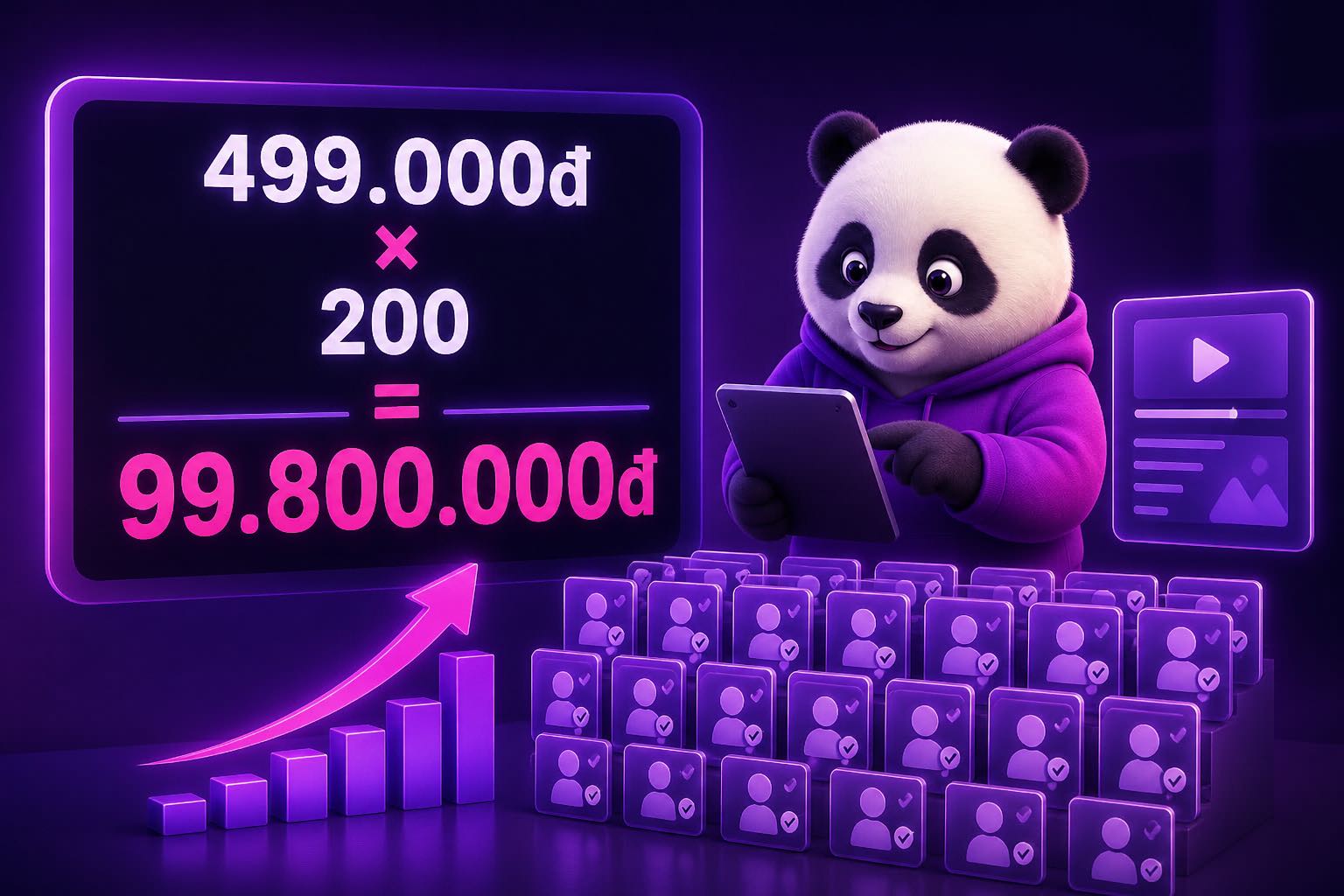 Bài toán hồi vốn khóa học giá 499 nghìn