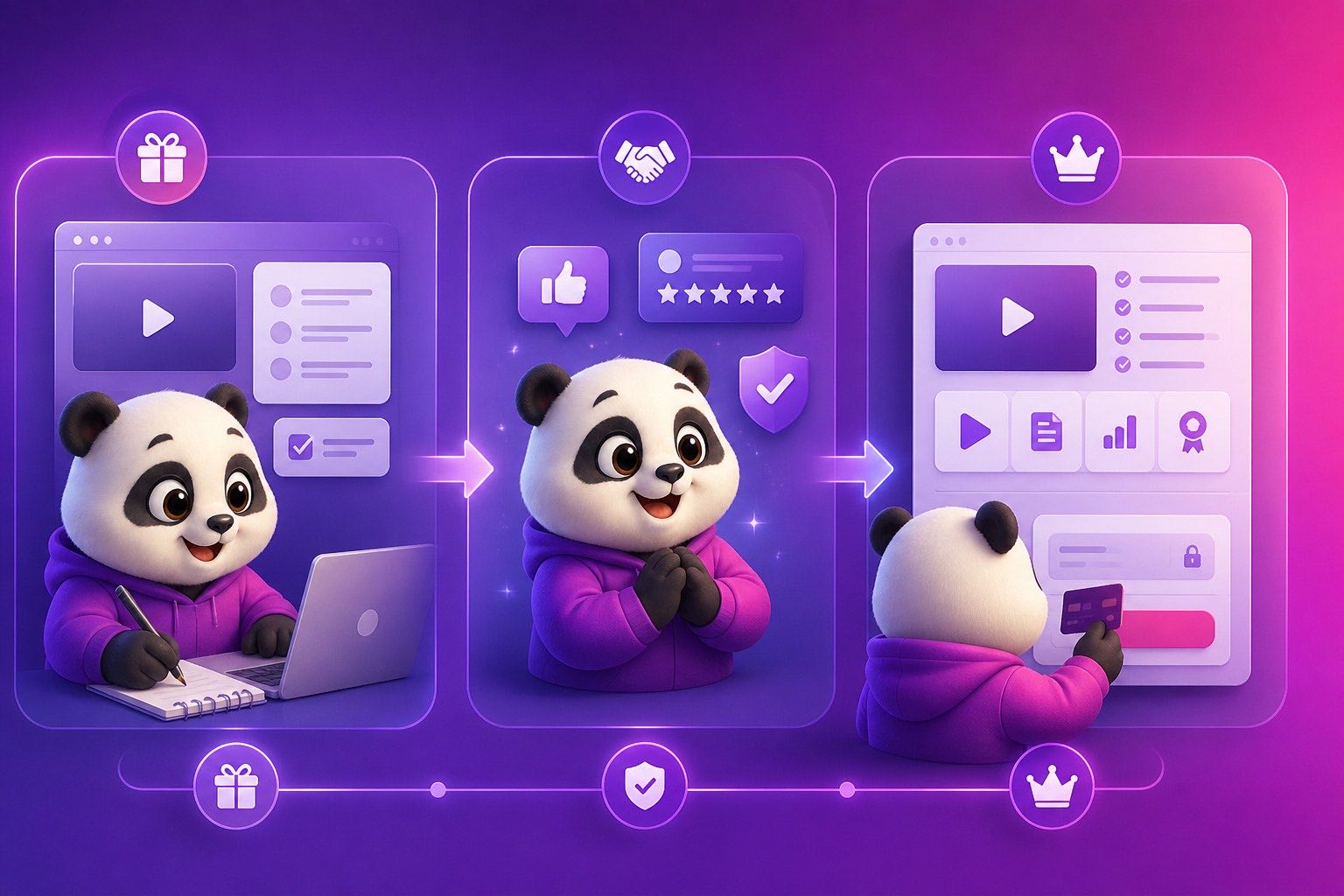 Khóa học free dẫn người xem tới trang bán khóa trả phí