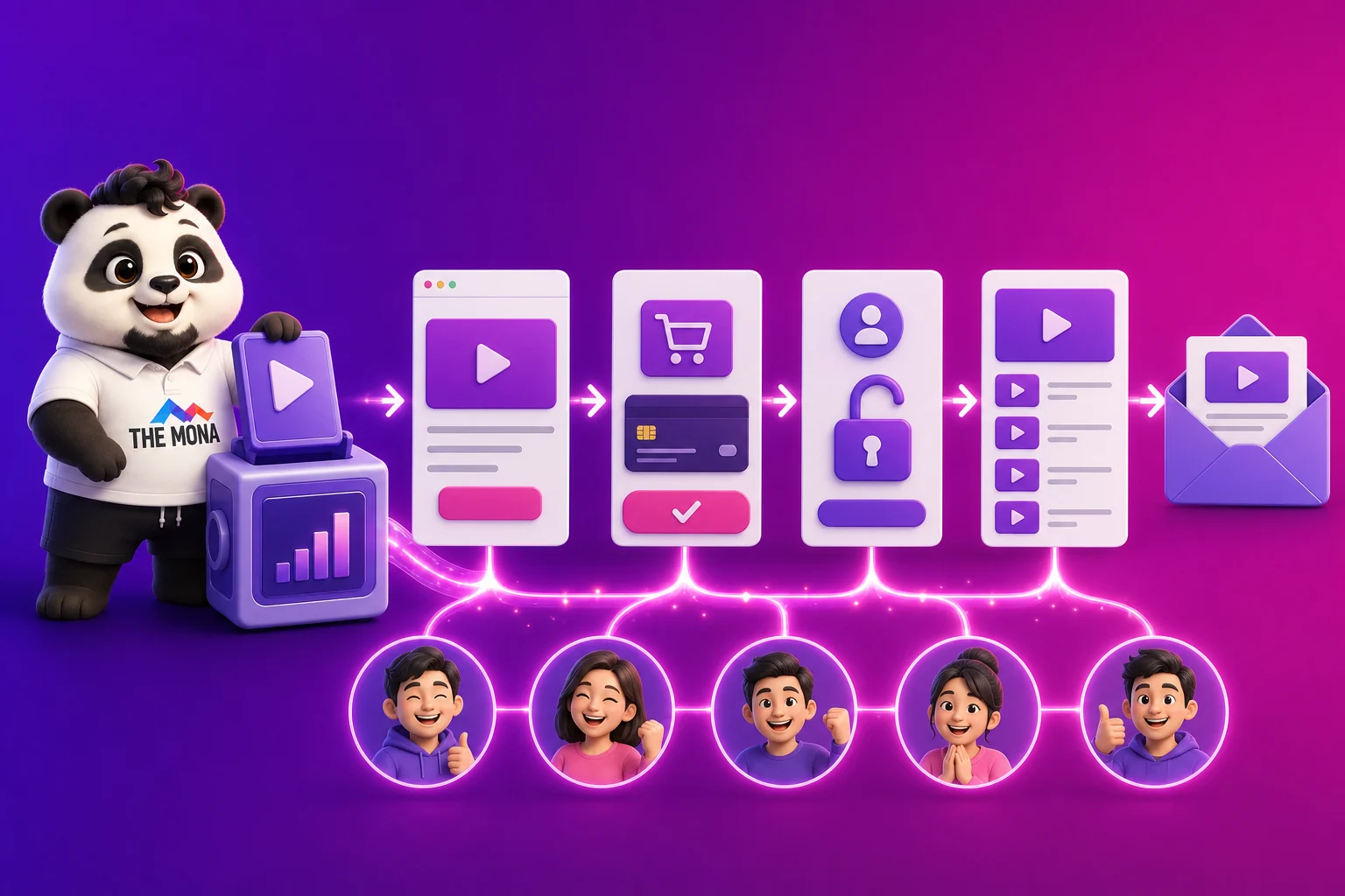 Quy trình bán và giao khóa học tự động qua hệ thống e-learning
