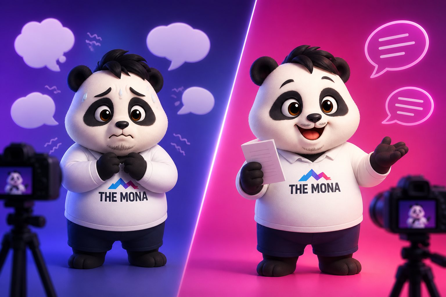 Người dạy bớt khớp trước máy quay khi có kịch bản video