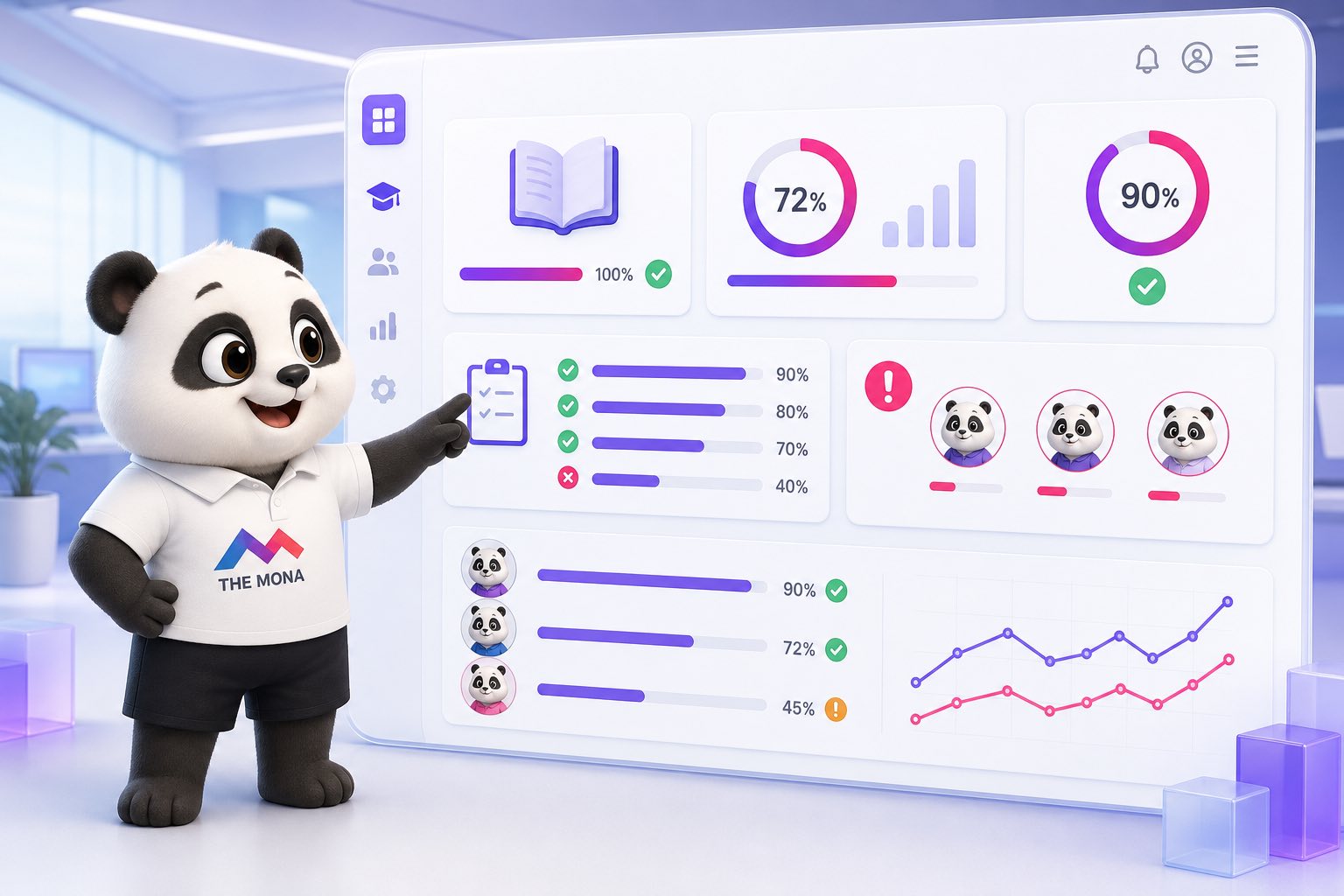 LMS đo tiến độ bài kiểm tra và kết quả đào tạo nhân sự