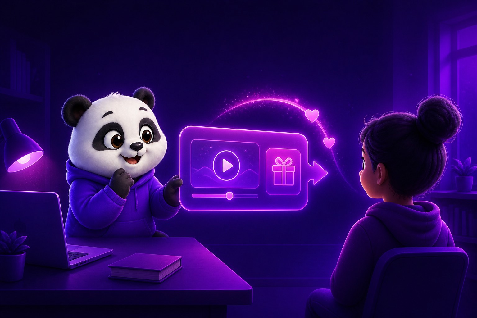 Mẫu tin nhắn kéo học viên quay lại bài học