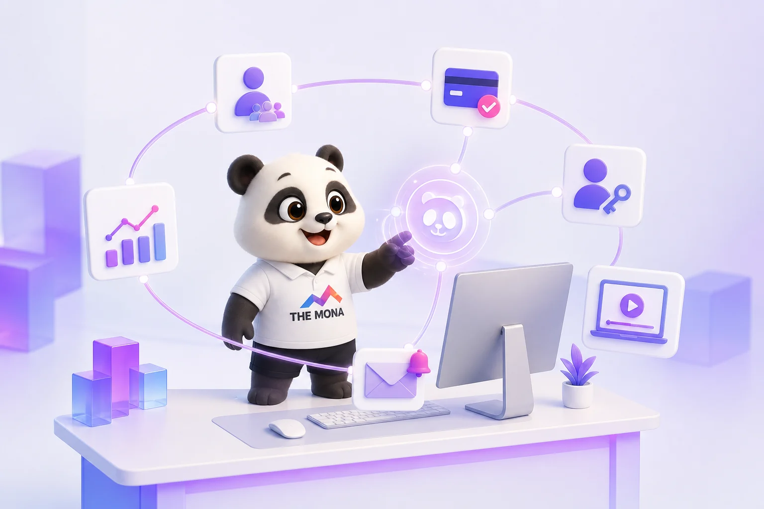 Một người vận hành hệ thống sản phẩm số tự động