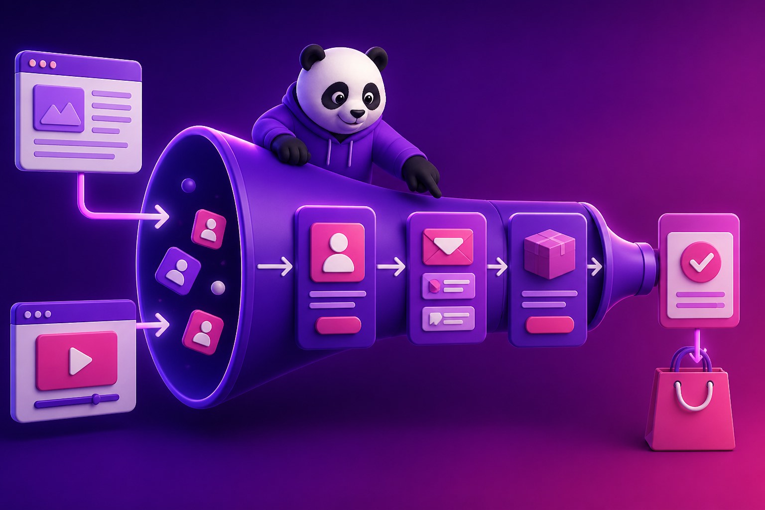 Phễu bán hàng giữ lead từ traffic website