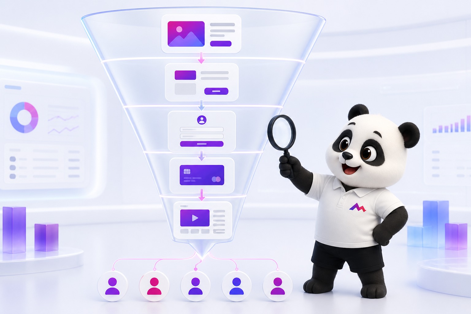Phễu quảng cáo khóa học từ mẫu ads tới học viên đăng ký