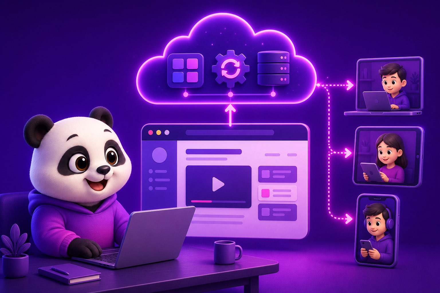 SaaS vận hành phần mềm qua trình duyệt và hạ tầng đám mây