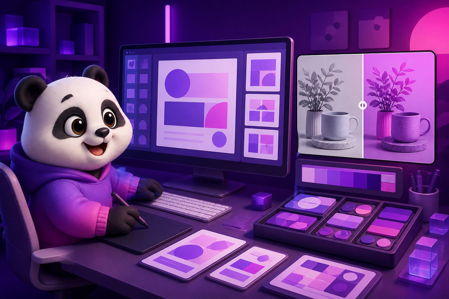 Gấu KHA thiết kế template và chỉnh preset ảnh video