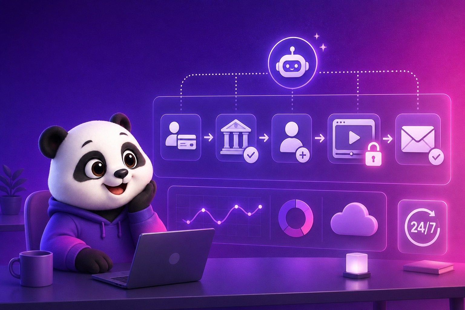 Thanh toán tự báo có và cấp quyền khóa học tức thì